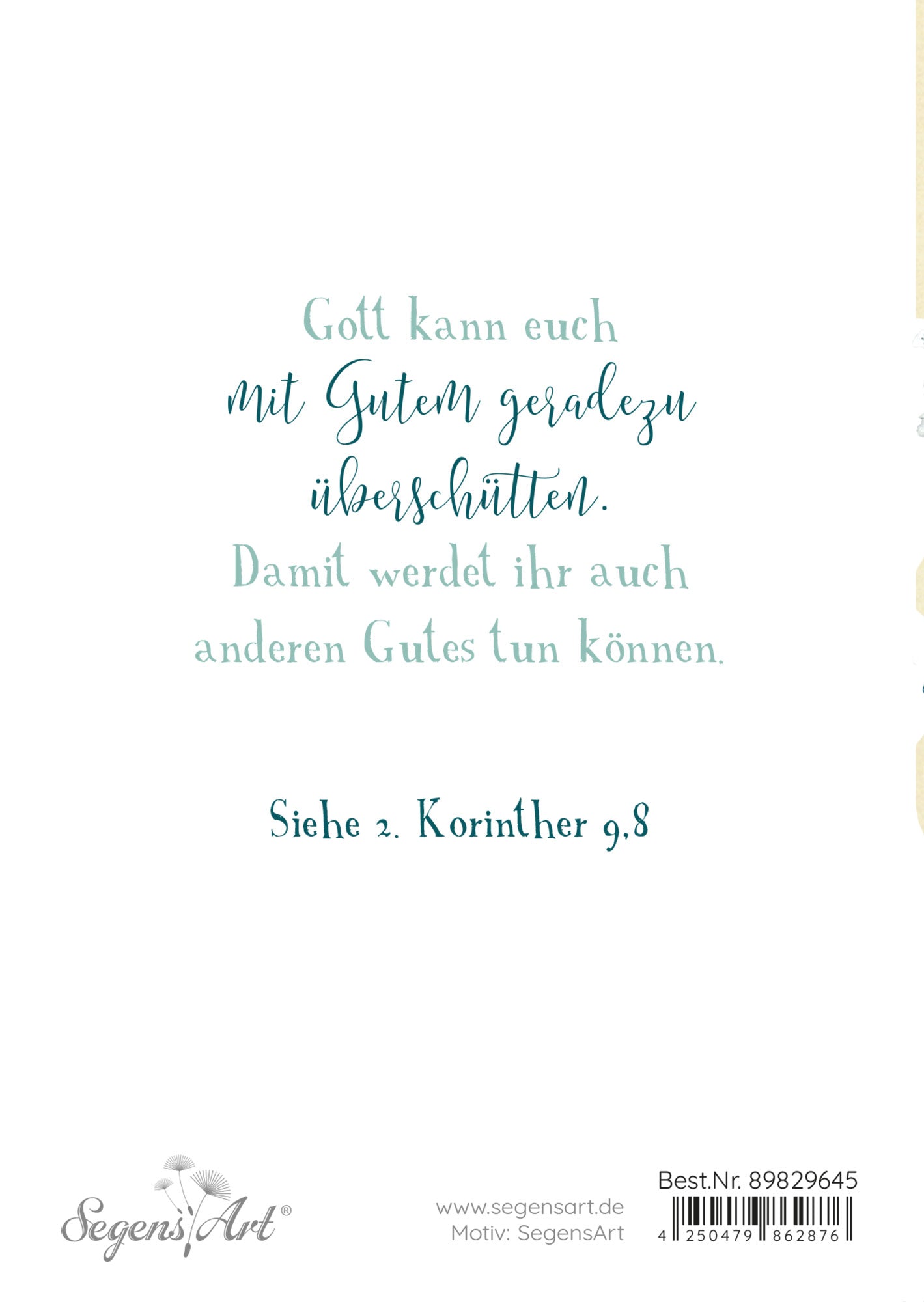 Hochzeitspaar - Mit Gutem überschütten (Doppelkarte Collage Hochzeit)