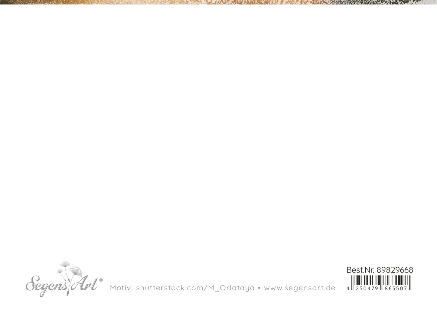 Segen zur Silberhochzeit - Ringe (Doppelkarte Silberne Hochzeit)