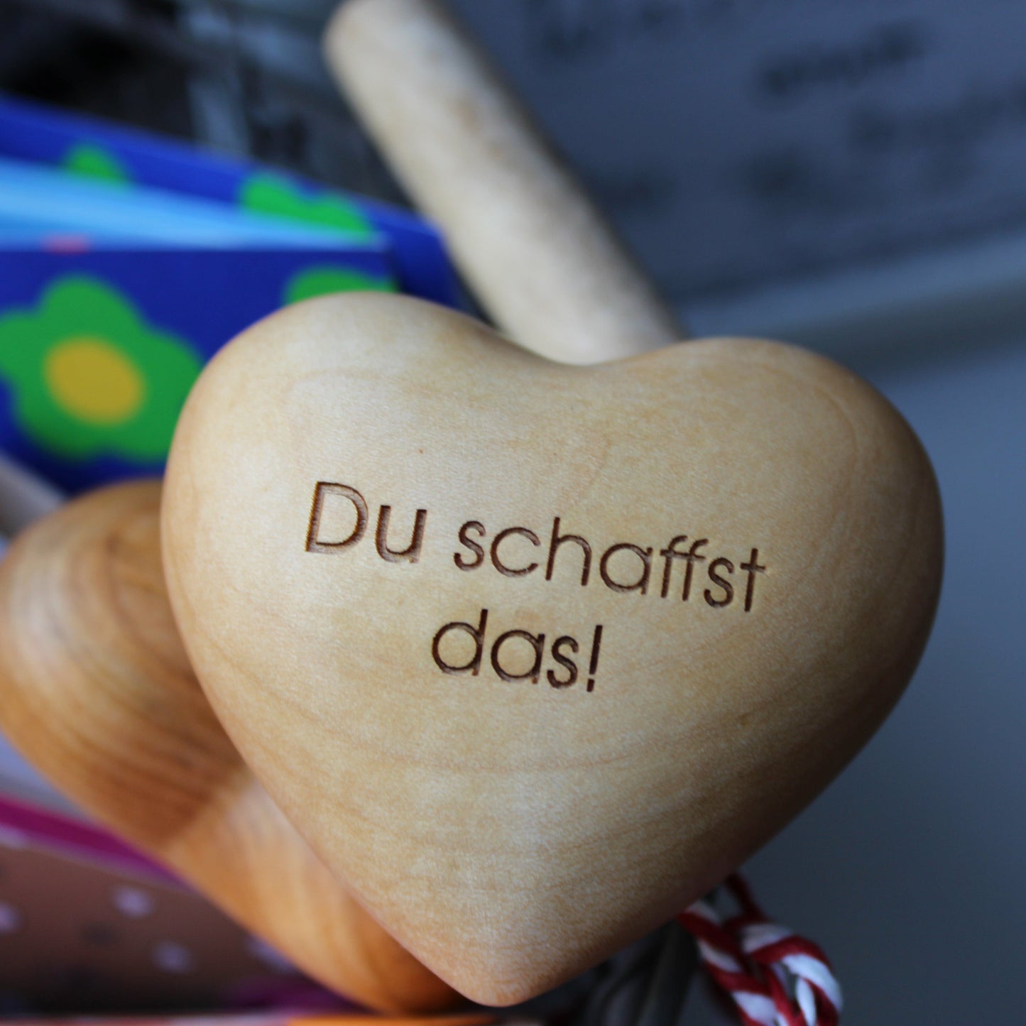 Thankgoods Holzherz Du schaffst das!