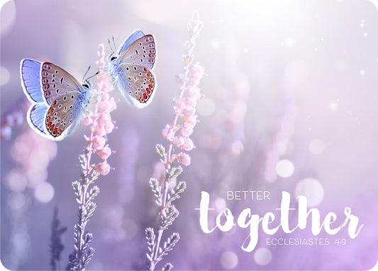 Better together (Postkarte Big Blessing im XL Format)