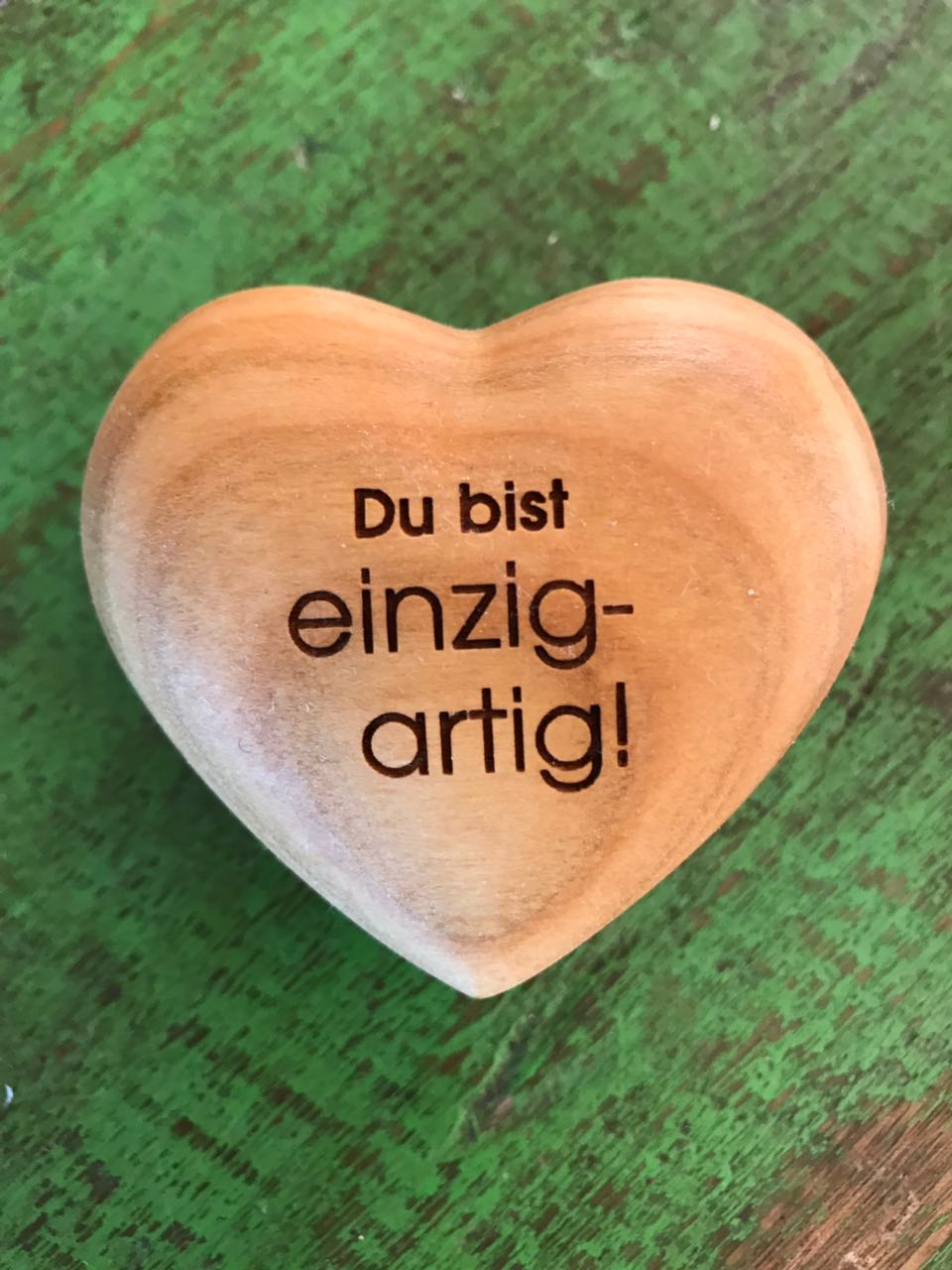 Thankgoods Holzherz 'Du bist einzigartig!'