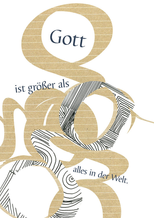 Gott ist größer (Poster)