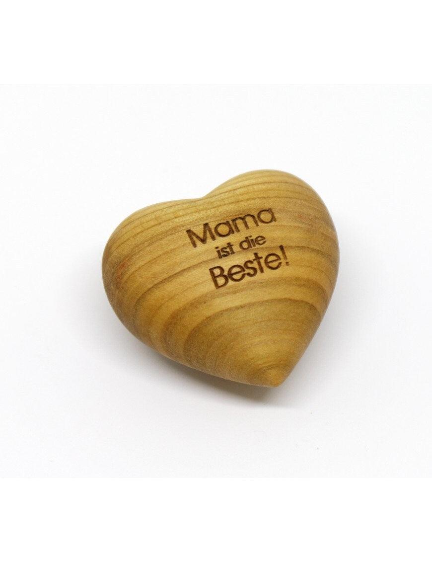 Holzherz 'Mama ist die Beste!' - Thankgoods