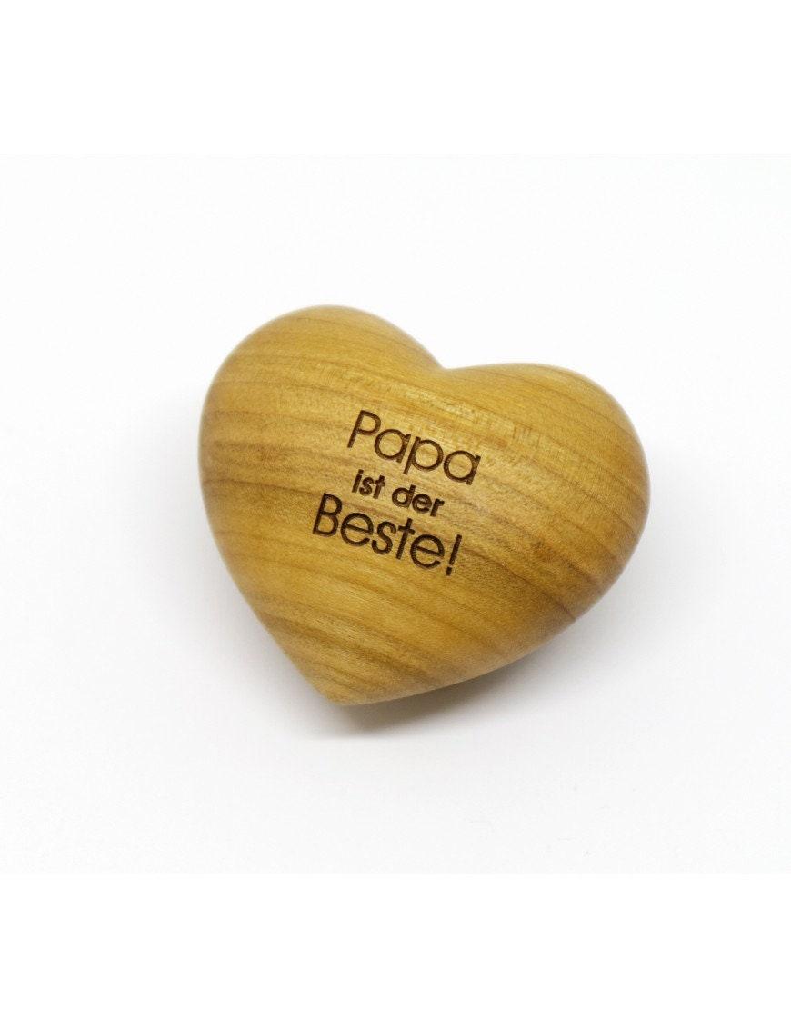 Holzherz 'Papa ist der Beste!' - Thankgoods