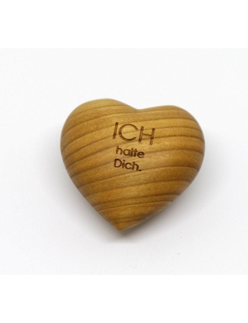 Holzherz 'Ich halte dich' - Thankgoods