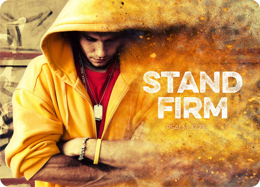 Stand firm (Postkarte Big Blessing im XL Format)